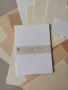 20pcs/Pack Embossed 3D Relief Decorative Paper, Vintage Elegant Handmade Paper With 3D Embossed Design, Multipurpose DIY Scrapbooking, Card Making, Gift Wrapping, Diary, Suitable For Valentine's Day, Wedding, Birthday, Anniversary, Baby Shower, Holidays, Party Decor, Back To School, Crafting Hobbies And Daily DIY - Multicolor - View 9
