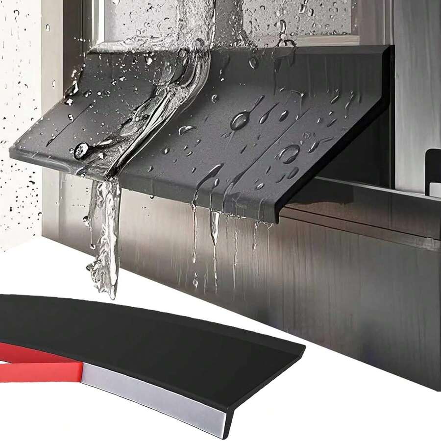 1pc 4.5/5.5cm Wide Waterproof Window Seal Strip, Sliding Window Rain Proof Insulation Seal Strip, Balcony Heat Insulation Anti-Wind Seal Strip