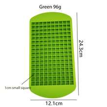 This Compact Square Silicone Ice Tray (160 Compartments) Has Excellent Cold Resistance And Durability. It Is Suitable For Making Ice Cubes And Pudding, Making It Easy To Use At Home, Bars, And Other Places - Multicolor - View 8
