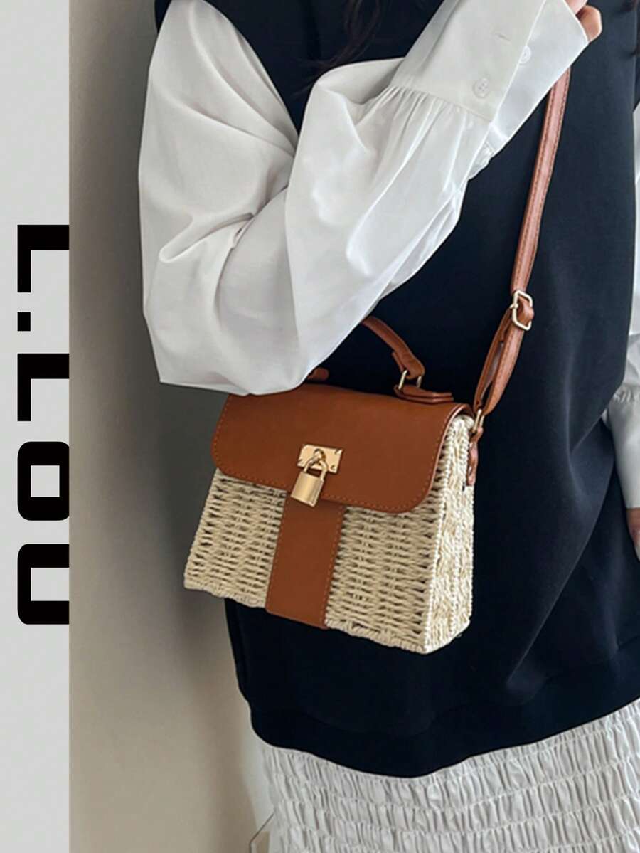 2026 Spring New Handwoven Bag, Fashionable Casual Crossbody Handbag Small Square Bag For Women