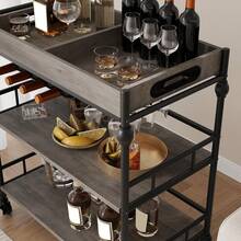 Food Service Carts & Trolleys - Grey - View 4