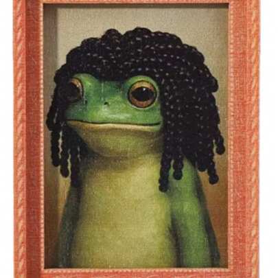 独特的青蛙造型冰箱贴，迷你相框风格，趣味家居装饰配件，DIY手工，适用于装饰冰箱、白板和洗碗机，多功能，适用于家庭厨房和办公室，节日和生日礼物，派对小礼品，家居装饰