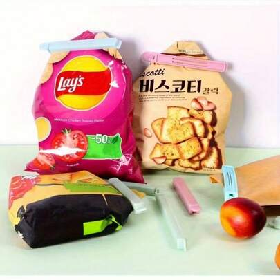 SOKANY 5/30 Stücke Verschlussklammern - kleine/große Lebensmittelklammern für Küchenlagerung: Plastiktütenklammern für Lebensmittellagerung und Haushaltsorganisation