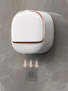 1 khay đựng xà phòng chống thấm nước có hộp thoát nước, không cần khoan, chống bụi, thích hợp cho phòng tắm, nhà bếp, quà tặng Giáng sinh & Lễ Tạ ơn. - A - Xem 6