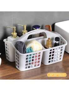 1 chiếc giá đựng đồ dùng nhà tắm cầm tay bằng nhựa dung tích lớn, giỏ đựng đồ dùng phòng tắm, giỏ đựng đồ tiện dụng. - Phiên bản nâng cấp với nhiều màu sắc - Xem 11