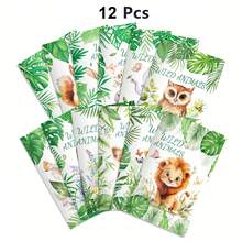 1/6/12 cuốn sổ tay mini chủ đề động vật rừng: Sư tử, Hổ, Thỏ, Cú. Thích hợp làm quà tặng cho giáo viên, quà tặng học sinh, đồ dùng cho tiệc sinh nhật. - động vật rừng - Xem 9