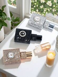 15毫升可重复灌装奢华水晶香水喷雾瓶，原创设计玻璃香水瓶，配闪亮瓶盖，可重复使用的水晶香水喷雾器，闪光玻璃香水喷雾器，手工水晶瓶，防漏香水喷雾瓶，旅行香水瓶，晚宴香水喷雾，新娘送礼佳品，设计师美妆配饰，母亲节礼物，送礼佳品 - 查看 8