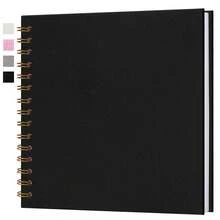 Album ảnh tự làm kích thước 8*8 inch, 40 trang/20 tờ, bìa cứng, giấy Kraft, album ảnh lưu niệm, sách kỷ niệm cho đám cưới và kỷ niệm ngày cưới, gia đình. - Màu be - Xem 14