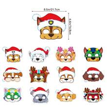 Mặt nạ giấy Paw Patrol chủ đề Giáng sinh, trang phục hóa trang dự tiệc sinh nhật, lễ hội, cosplay. - Nhiều màu - Xem 5