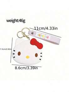 Ví đựng tiền xu bằng silicon hình Hello Kitty dễ thương của Sanrio Kuromi, có móc khóa và thiết kế hoạt hình ngộ nghĩnh. Chiếc ví chống nước này rất phù hợp cho những người yêu thích anime và là một món quà sáng tạo. 1 chiếc. - Nhiều màu - Xem 2