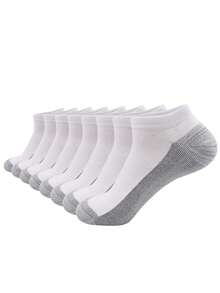 5 Pairs Men's Contrast Ankle Socks | All-Season Breathable Comfort - Multicolor - View 4