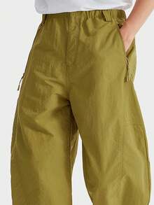 CAMEL CROWN Men's Outdoor Casual Pants, Multi-Functional, Water-Resistant, Slim Fit, Suitable For Spring And Summer Wear - Amber Green - View 4