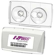 1pc EZ Pass Car Holder With Detachable Suction Cup, Suitable For EZ Pass Mini/IPass Transponder, Can Be Installed Without Removing Hook And Loop (Transparent, 1 Piece) - 1Pack Clear - View 6