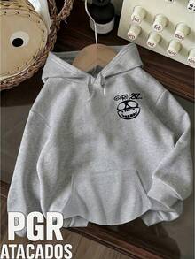 Alternative Rock Band Sweatshirt  International Music Unisex Men's Women's 100% Cotton Top Premium Streetwear New Release Immediate Shipping Various Colors!! - 淺灰色 - 查看 2