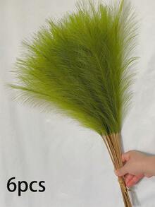 Cỏ lau nhân tạo cao 54,86cm, mềm mại và trông như thật. Thích hợp để trang trí nhà cửa, phong cách nông trại, phong cách Boho, dùng làm vật trang trí bình hoa, trang trí nội thất, vật trang trí trung tâm bàn tiệc cưới, trang trí Halloween, Lễ Tạ ơn và mùa thu hoạch. - Cà phê xanh - Xem 9