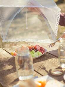 Foldable Food Cover Net - Washable Fine Mesh Food Tent, Fly/Mosquito/Cockroach Proof - Multicolor - View 7