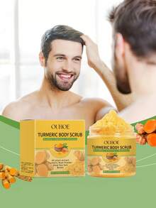 1瓶100克姜黄身体磨砂膏，温和清洁，柔滑肌肤，适合所有肤质 - Honey - 查看 3