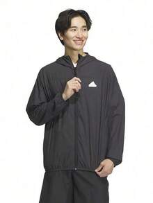 Chaqueta deportiva ligera y casual tejida de ADIDAS - Negro - Ver 1