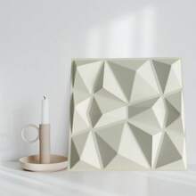 10 miếng dán tường họa tiết gạch 3D, decal dán tường PVC chống thấm nước màu trắng mờ tự dính, dễ lau chùi, thích hợp cho nhà bếp, phòng khách, phòng tắm, hành lang. - A-30x30cm - Xem 3