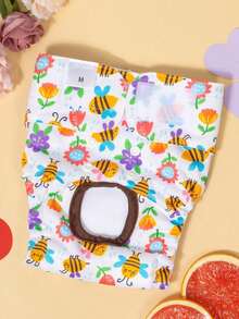 Tã cho chó có thể giặt (gói 1/3), Tã bền cho chó cái, Tã cho chó chất lượng cao (cỡ trung bình) - Nhiều màu - Xem 25