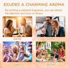 Perfume Roxelis "Dopamine" - Una fragancia de nicho y atmosférica para citas en pareja | Eau de Toilette natural, ligero, floral y afrutado, de larga duración. - por defecto - Ver 3