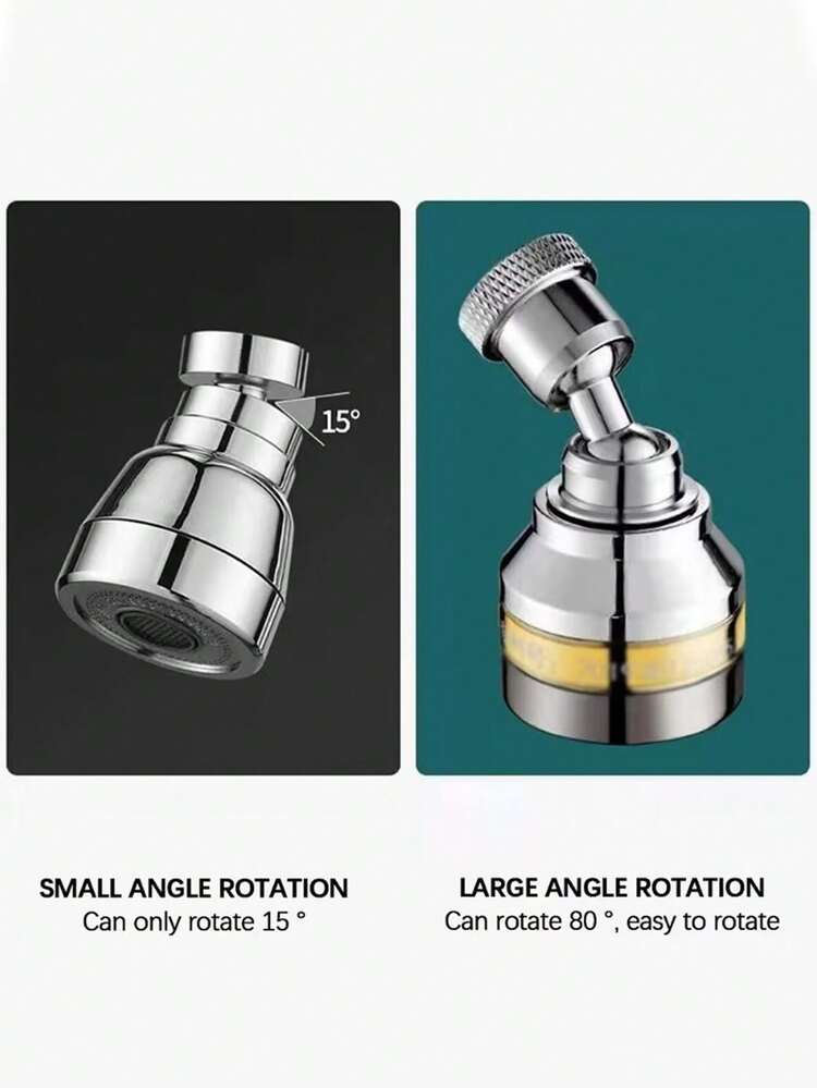 Đầu vòi sen cải tiến chính xác, vòi phun nối dài xoay 360° cho vòi bếp với ống dẫn chống bắn nước, ren xoay và vòng đệm kín, bộ chuyển đổi kết nối nhanh, điều chỉnh lưu lượng, thích hợp cho bồn rửa, phòng tắm xe RV và nhà bếp thương mại, bộ nối dài vòi chống bắn nước cho xe RV, đầu vòi sen lọc, phụ kiện bồn rửa tiết kiệm nước gia đình, món quà lý tưởng và lựa chọn cải tạo nhà cửa. - Nhiều màu - Xem 7