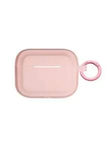1pc Minimalist Solid Pink Silicone Earphone Case, Compatible With Apple 1/2/3 Connected Protective Cover, Anti-Drop Bluetooth Earphone Case Compatible With Airpods Pro 2 - Pink - View 5