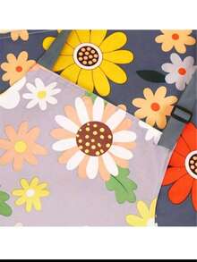 1/2pcs Small Floral Shoulder Strap Apron Oil-Resistant And Stain-Resistant Princess Dress - A - View 6