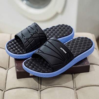 2026 New Thick Sole Slippers Couples Summer Fashion Sports Sandals, Comfortable Cushioned Soft Bottom Bread Casual Slippers, Non-Slip Thick Sole Slippers, Fashionable Plus Size Slippers Suitable For Outdoor Wear
