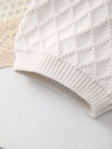 Bộ áo không tay kẻ caro tối giản + quần short cùng màu cho bé gái, thích hợp cho mùa xuân/hè. - Màu be - Xem 6