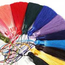 10pcs 8cm Fashion Polyester Tassel Pendant, Suitable For DIY Necklace, Earring, Jewelry Making And Decoration - 8CM Tassel - View 1