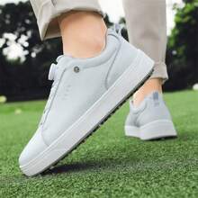 Giày golf nữ, giày thể thao cổ thấp, giày thể thao nữ chống trượt, giày casual màu trắng thoáng khí đa năng - Xám - Xem 5