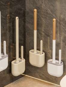 二合一方形多功能硅胶马桶刷 - 多色 - 查看 1