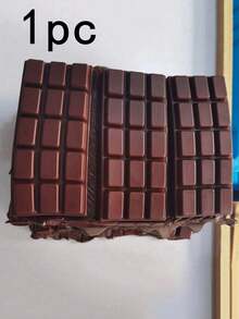 1个慢回弹巧克力香味挤压玩具 - 逼真食物感官减压玩具，适合成人，TPR材质，可爱巧克力收藏品，生日派对小礼物和惊喜礼物，感官玩具，减压玩具，派对礼品袋填充物，Taba Squisy，旅行玩具 - 彩色 - 查看 6