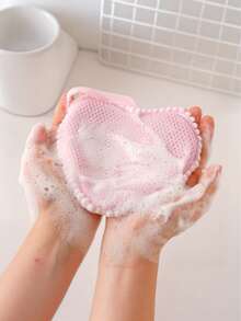 1pc New Sandwich Soap Foaming Net Soap Bag Pocket Style Thickened Soap Saver Bag With Handle, Small Gift, Household Essential, Mother's Day - Multicolor - View 7