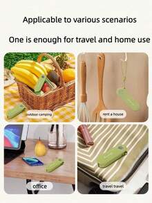 1 pieza Pelador de cocina plegable nuevo, cuchillo portátil de acero inoxidable para pelar frutas al aire libre - Multicolor - Ver 7