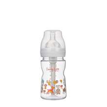 1个/2个/3个装 Tritan 水晶透明婴儿奶瓶，180毫升，易握防胀气设计，硅胶奶嘴，耐热防漏，直径5厘米，透明瓶身，适合婴幼儿喂养 - 彩色 - 查看 9