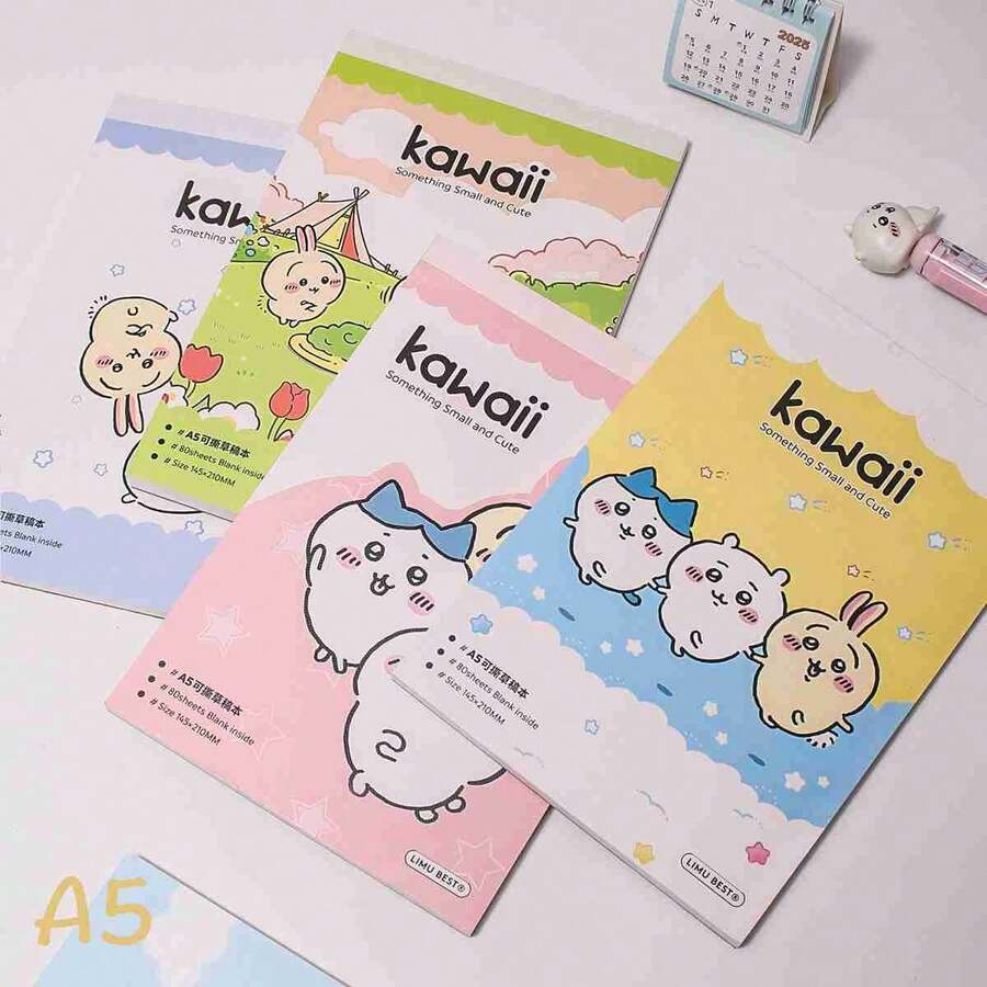 Bộ sticker anime Nhật Bản nổi tiếng năm 2026 kèm giấy ảnh chất lượng cao sắp ra mắt! Bao gồm giấy nháp A5 trắng, một cuốn sổ tay dễ thương và phong cách, phù hợp cho ghi chú hàng ngày, phác thảo bài học, cũng như vẽ tự do và sáng tạo graffiti. - Nhiều màu - Xem 1