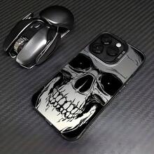 Funda para teléfono con diseño de calavera negra de radium - Negro - Ver 4