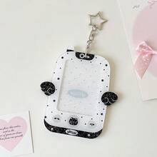 卡通翅膀手机挂饰卡套，韩流粉丝镂空卡片展示盒，可爱卡套 - 長方形 - 查看 18