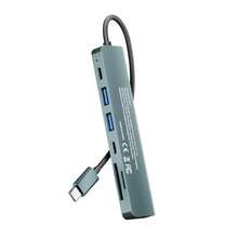 JcBlaon 7合1 USB-C 集线器，支持 4K 高清电视、100W PD 快充、5Gbps USB 3.0、SD/TF 读卡器、USB-C 接口，兼容 MacBook 和 Type-C Windows 笔记本电脑 - 查看 9