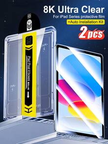 ZYONS 2pcs Tempered Glass Screen Protector, Compatible With IPad 11-Inch A16 (2025 Model, 11th Gen), 10.9-Inch (2022 Model, 10th Gen), Pro 13, Pro 11, Air 5, Mini 4/5/6, Air 11/13 M5/M4/M3/M2 2026/2025/2024, 9H Hardness High Definition Protective Film, Anti-Scratch, Auto-Alignment Installation Kit, Gift For Birthday, Family, Friends, Screen Protector, Accessories, Waterproof, Shockproof, Anti-Fall, Anti-Fingerprint Full Coverage - 2pcs - View 26