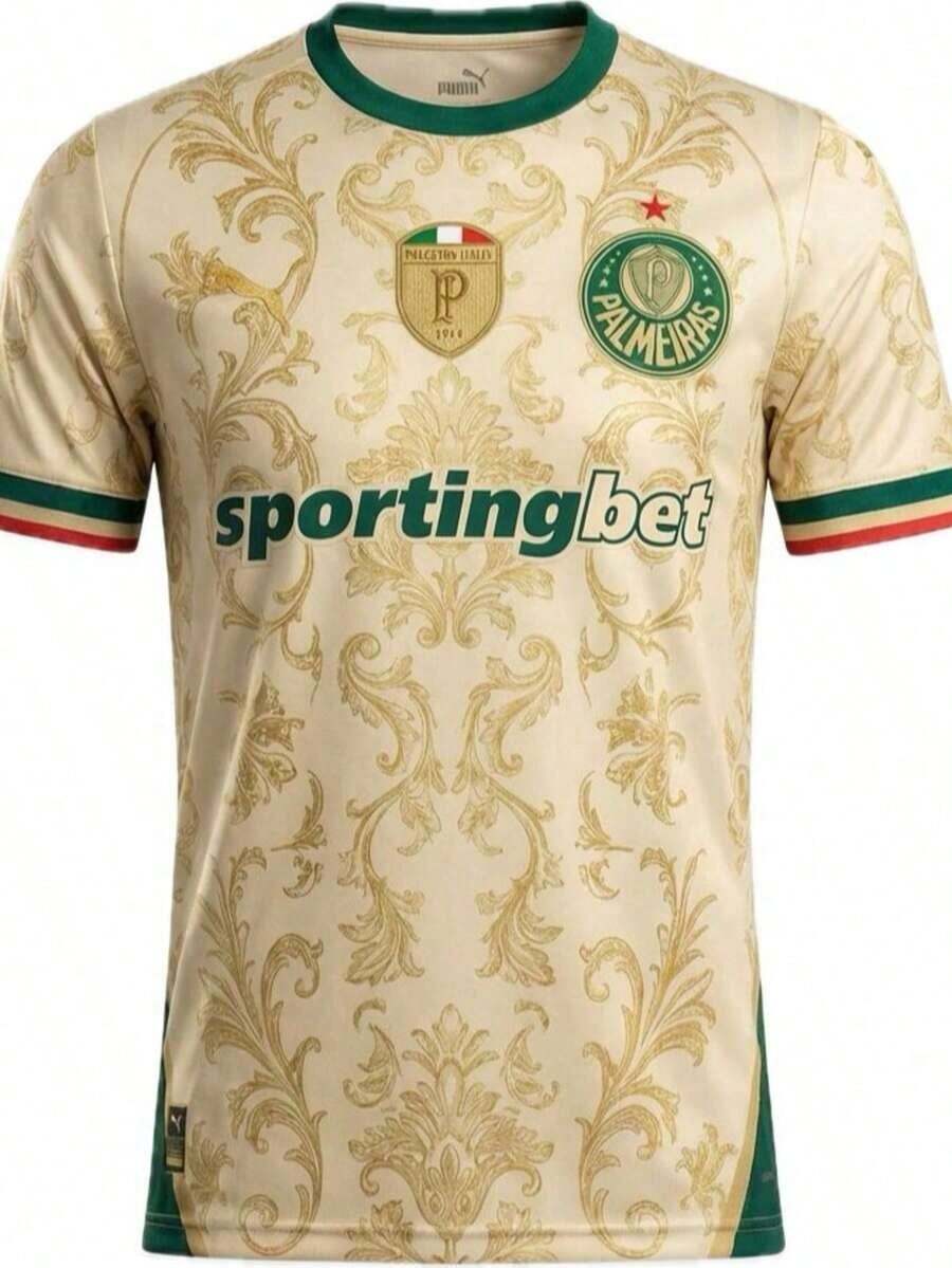 Palmeiras Jersey New Release 2026 - Beige - View 1