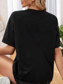 Camiseta de Tito's Handmade Vodka para mujer, ropa de fiesta y bebida alcohólica, para uso casual de verano y festivales, para mujeres yugoslavas - Negro - Ver 4