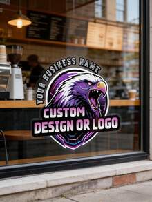 男士客製化禮物 1 件客製化透明 Logo 車貼 超清晰乙烯基貼紙 適用於汽車窗戶、筆電、商店品牌標識 防水耐用 黏性強 適合情人節、生日、聖誕節、新年、商務促銷及節日禮物 - 多色3 - 查看 3