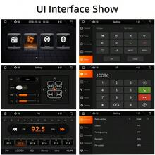 Hippcron车载收音机MP5播放器1DIN蓝牙高清7英寸触摸屏立体声12V FM ISO电源AUX输入SD卡USB接口 - 不含方向盤控制器和後視攝像頭 - 查看 6