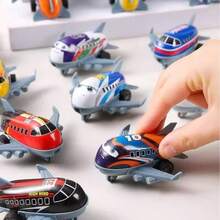 24pcs Mini Party Favor Packs Alloy Airplane Toy Set, Pull Back Action, Assorted Colors - Ideal For Classroom Prizes, Festive Toy Gift|Playful Design|Durable Toy Set, Party Favors Toys For Christmas,Newyear,Valentine,Party Events - Multicolor - View 2