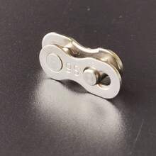 MUQZI 5 Pairs 1 6/7/8/9/10/11/12 Speed Chain Link Bicycle Missing Link Connectors - Silver - View 2