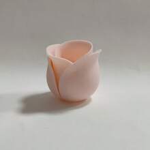 1个玫瑰花盆 - 3D打印塑料材质，红/粉色玫瑰，花瓣细节柔焦处理，透水排水花盆，适合复古风格的桌面和阳台装饰，日常园艺四季皆宜的多肉植物花盆，母亲节温柔之选 - A - 查看 7