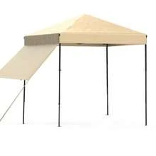 Gazebo Plegable para Jardín 1.8x1.8m – Carpa Impermeable y Protección UV – Incluye Laterales y Bolsa de Transporte – Montaje Rápido – Ideal para Patio, Camping, Exteriores - Caqui - Ver 8